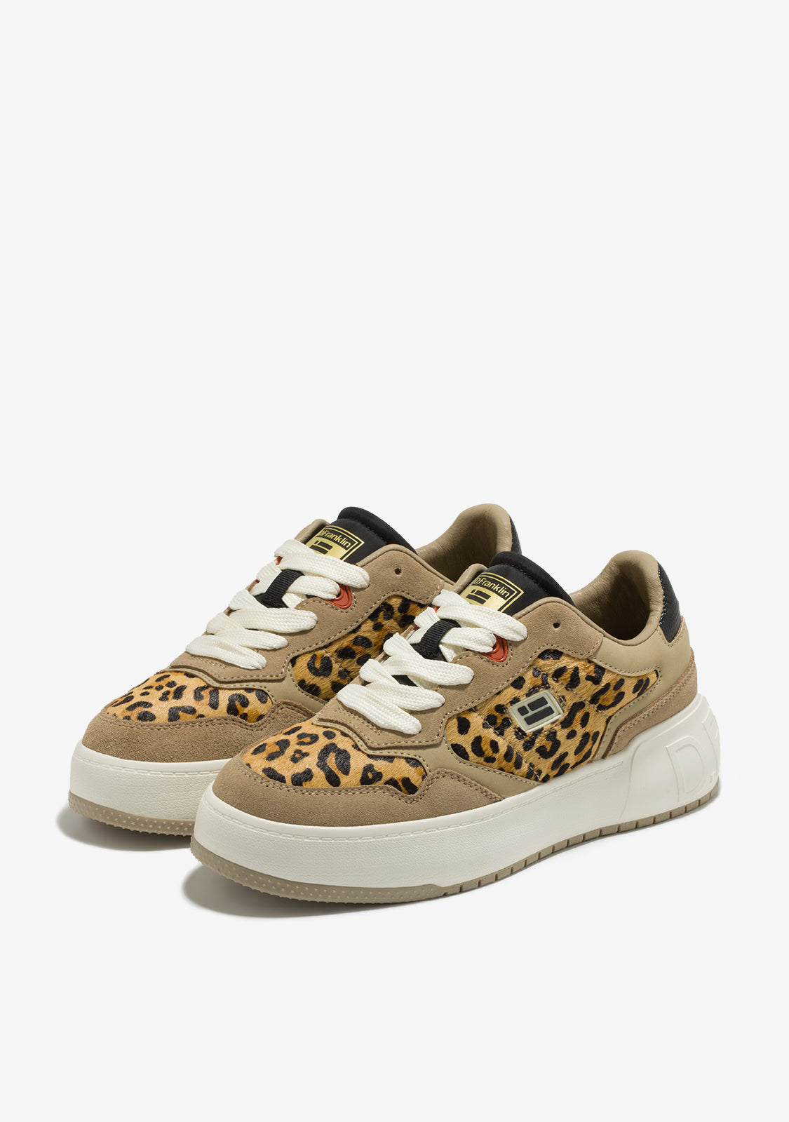 D FRANKLIN ZAPATOS / SNEAKERS / TENNIS Court Flag Leopard