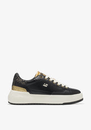 D FRANKLIN ZAPATOS / SNEAKERS / TENNIS Court '74 Black / Gold