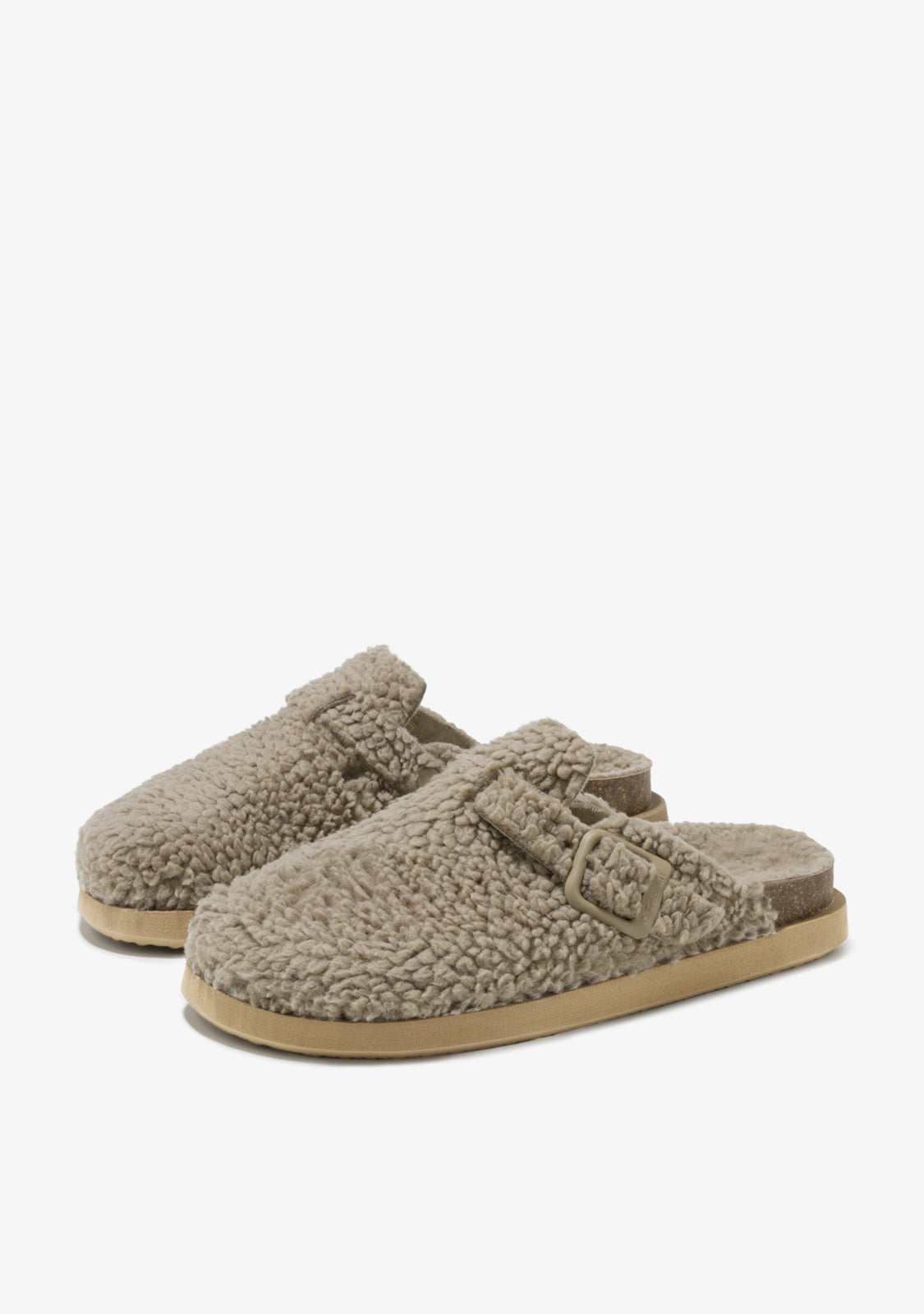 Vibe Clog Fleece Taupe