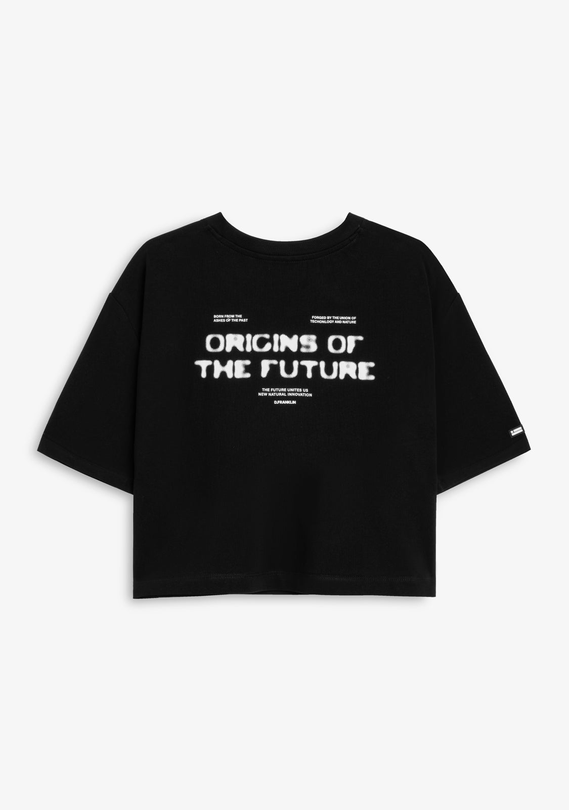 Origins Cropped T-Shirt Black / White