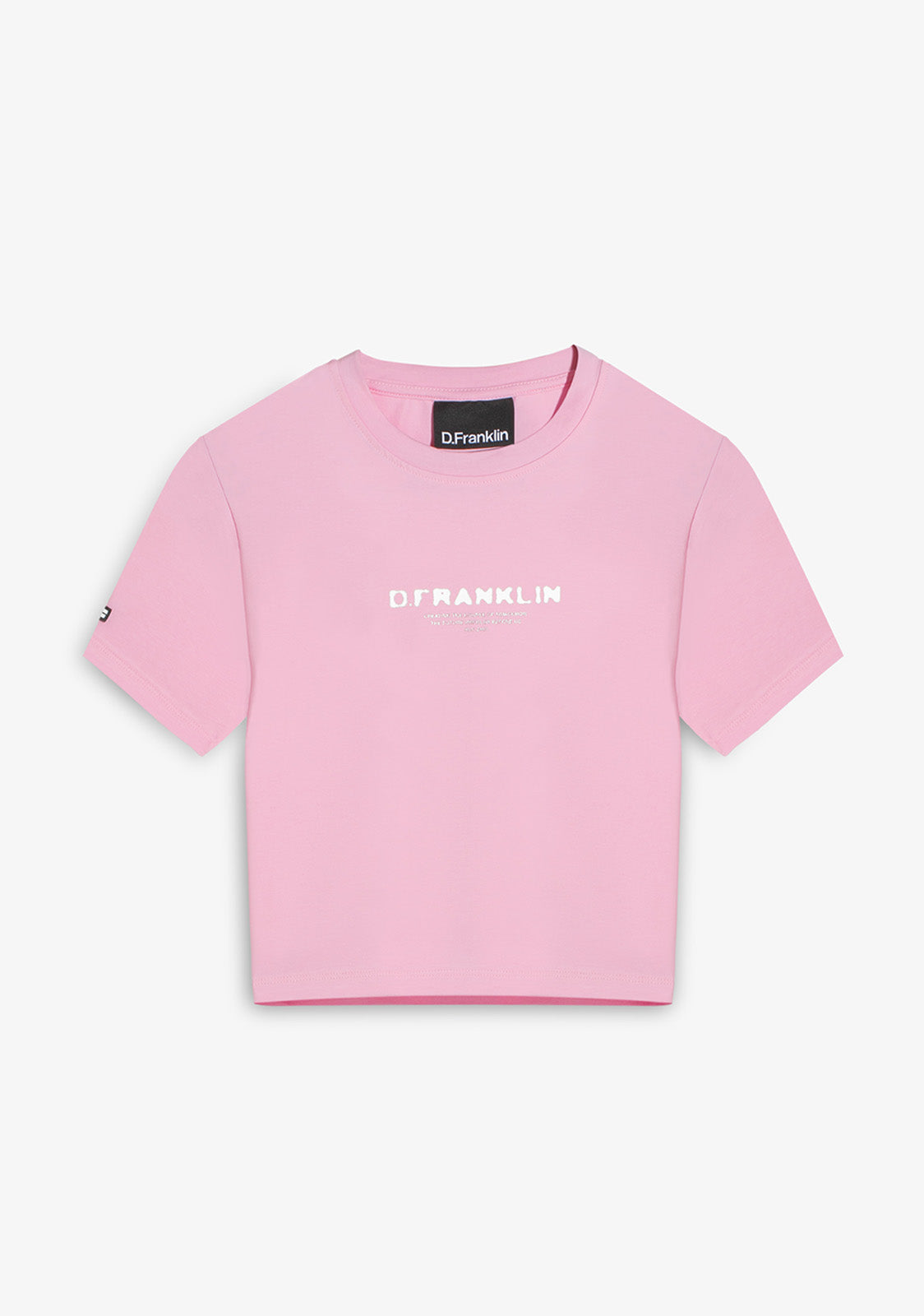 Tomorrow Cropped T-Shirt Pink