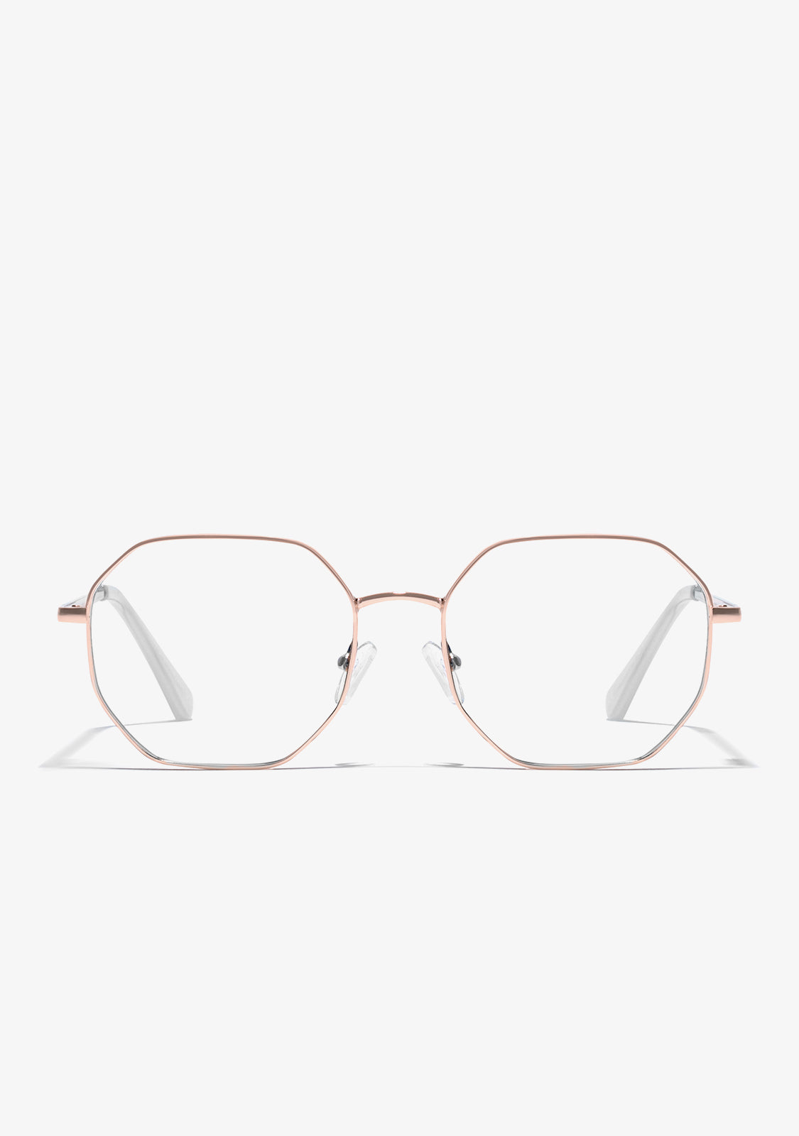 Classic Hexagon Blue Block White / Gold