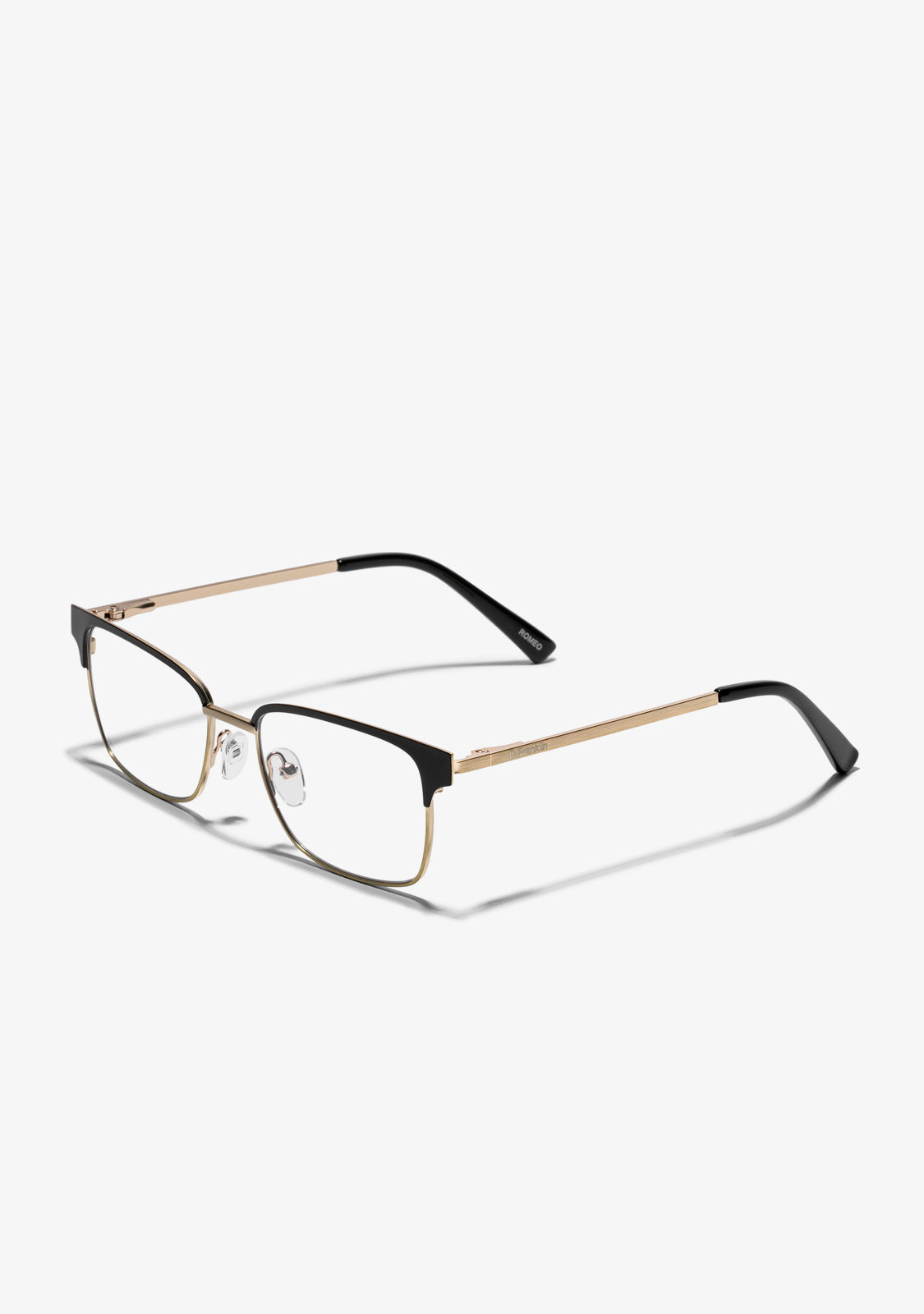 Romeo Square Blue Block Gold / Black