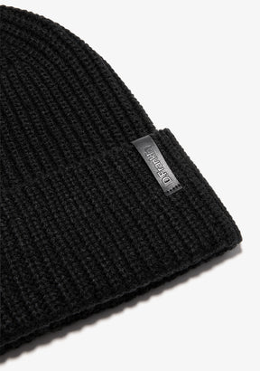 Nordic Basic Fisherman Beanie Black