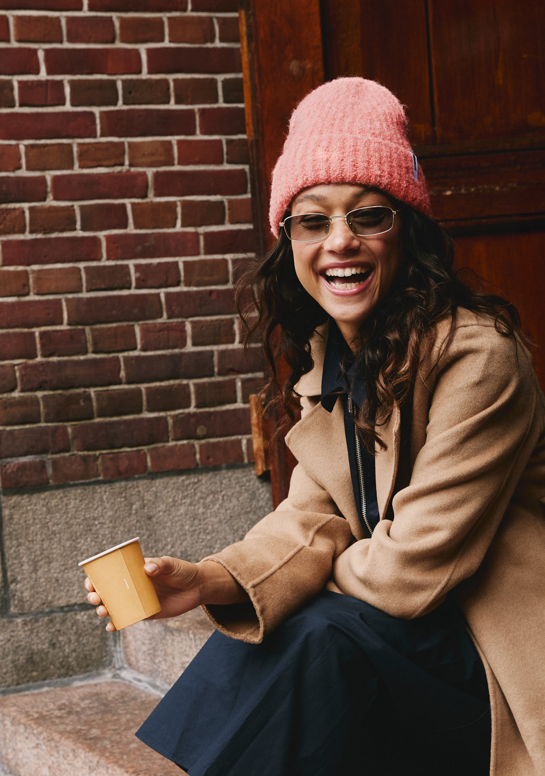 Nordic Basic Beanie Coral