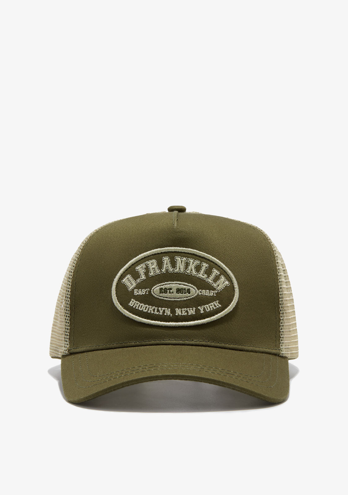 Patch Trucker Cap Army Green