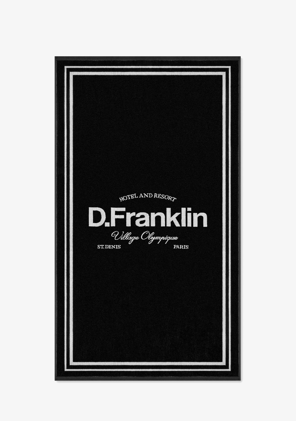 Old Money Jacquard Velour Beach Towel