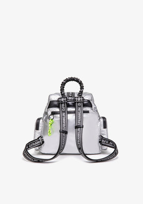 Bomb Flap Backpack Silver