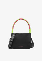 Bomb Flap Crossbody Bag Black