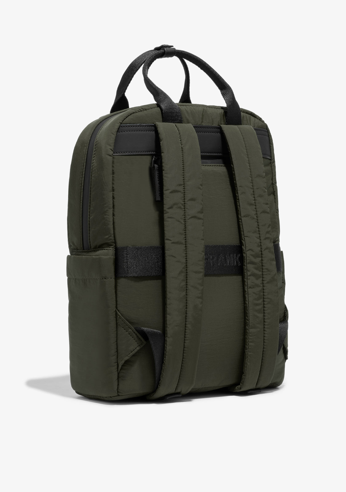 Multi-Pocket Nylon Backpack Green