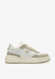 D FRANKLIN ZAPATOS / SNEAKERS / TENNIS Court Fleece White