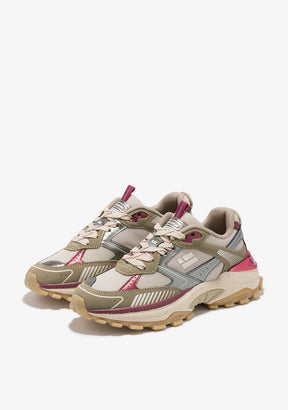D FRANKLIN ZAPATOS / SNEAKERS / TENNIS 347 Track Flame Sand / Silver