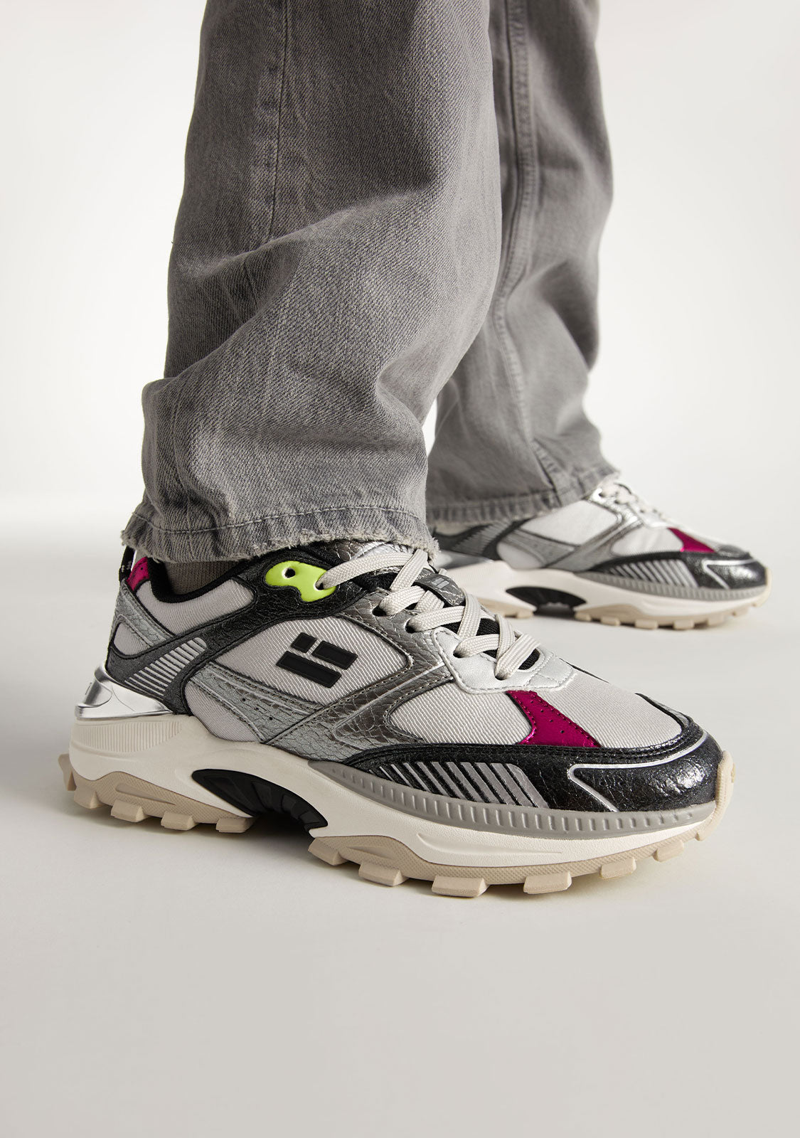 D FRANKLIN ZAPATOS / SNEAKERS / TENNIS 347 Track Flame Multi Silver