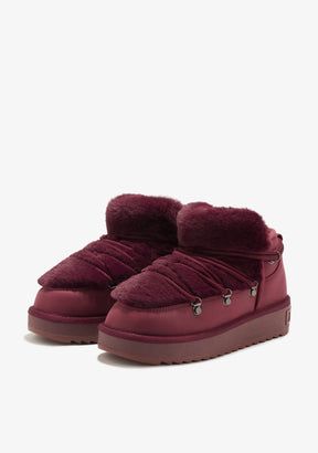 D FRANKLIN ZAPATOS / BOOTS / NORDIC Nordic Trk Fur Low Burgundy