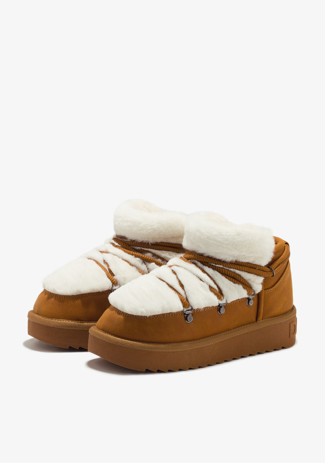 D FRANKLIN ZAPATOS / BOOTS / NORDIC Nordic Trk Fur Low Tan