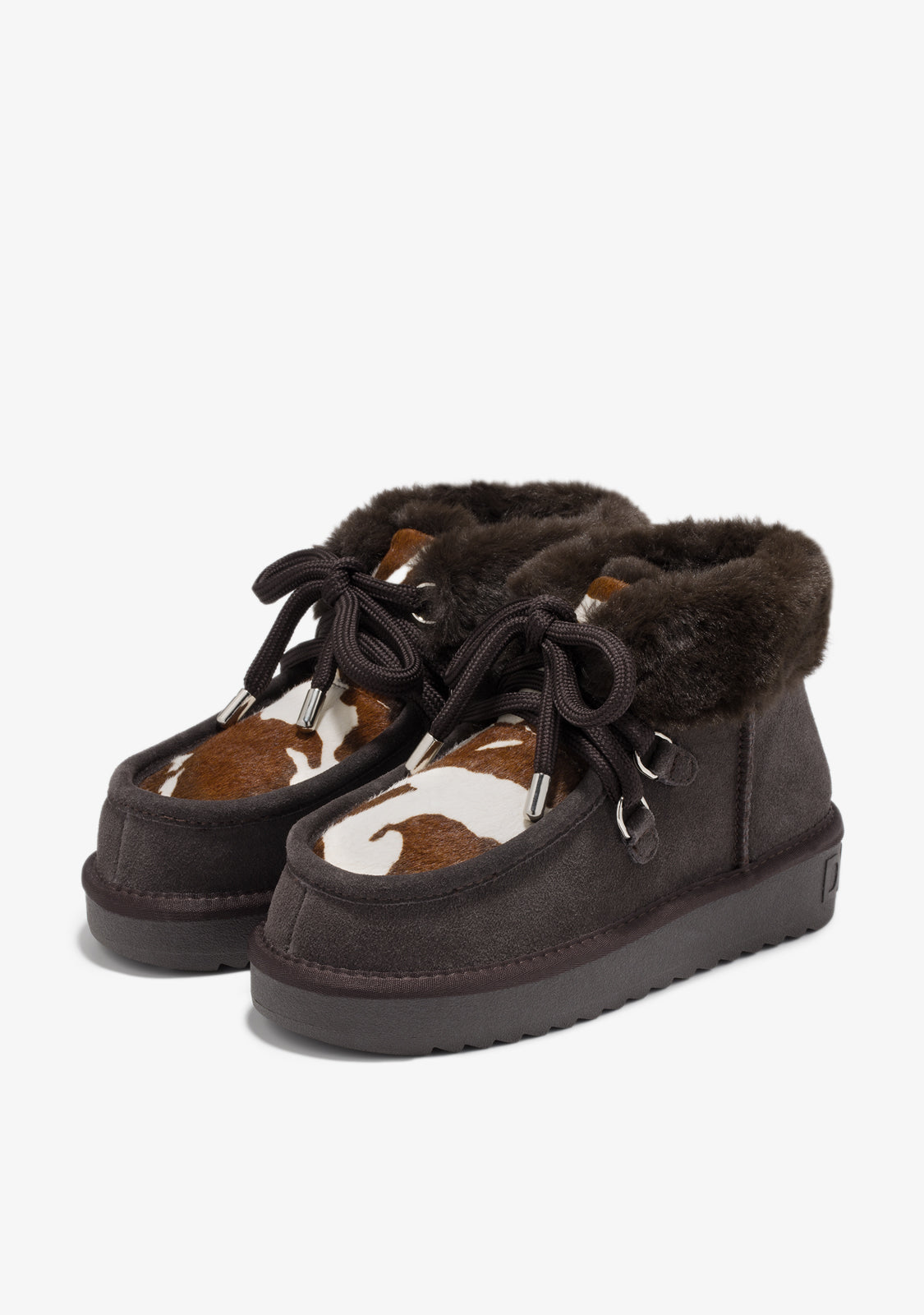D FRANKLIN ZAPATOS / BOOTS / NORDIC Nordic Mid Fur Brown / Cow