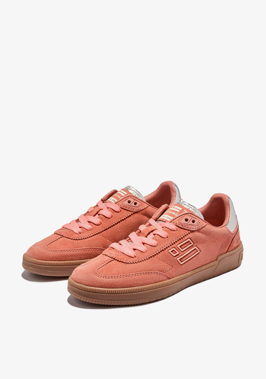Rebel Suede Coral / Silver Met