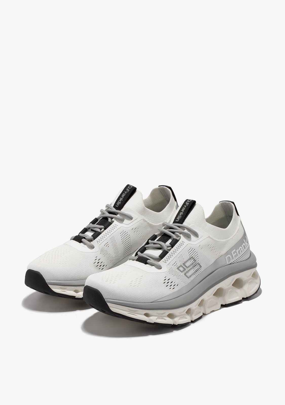 D FRANKLIN ZAPATOS / SNEAKERS / TENNIS Aero Sneakers Mesh White / Silver