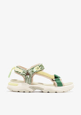 Flame Sandal Strips Green