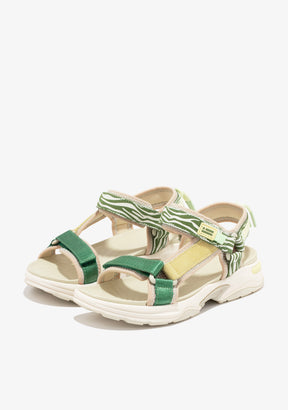 Flame Sandal Strips Green