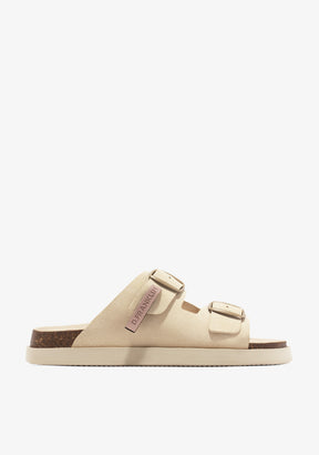 Vibe Sandals Buckle Beige