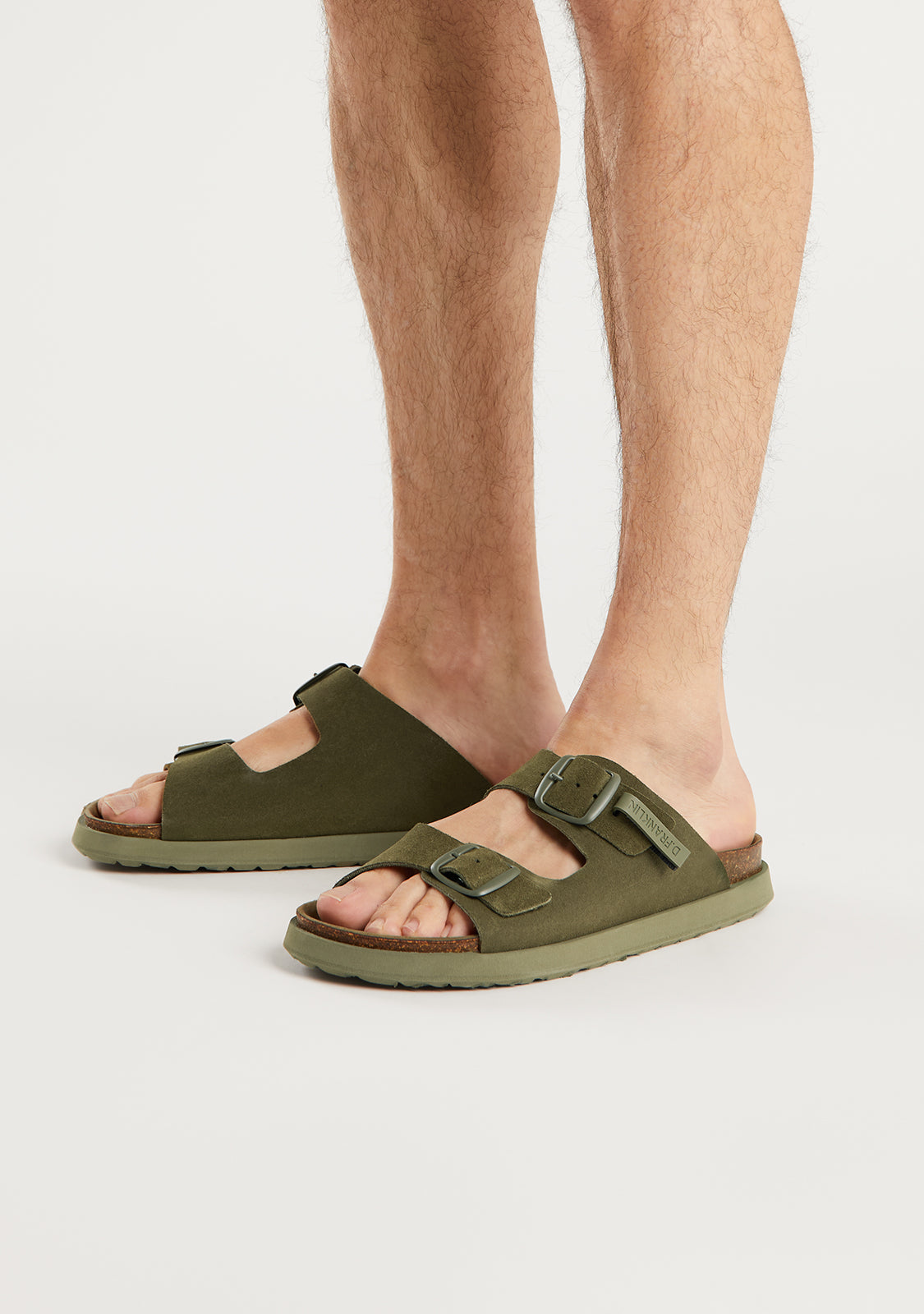 Vibe Sandals Buckle Dark Khaki