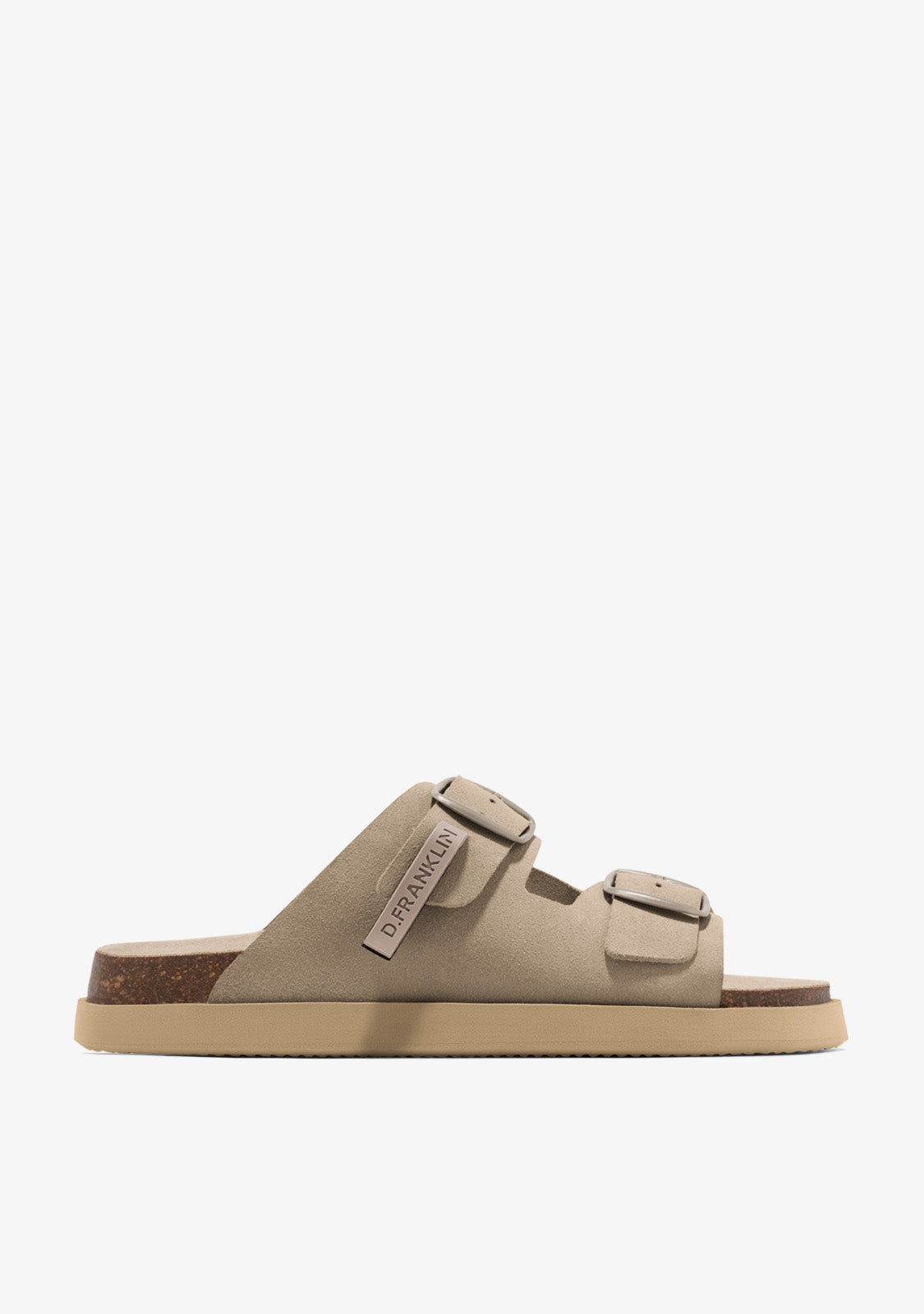 Vibe Sandals Buckle Taupe