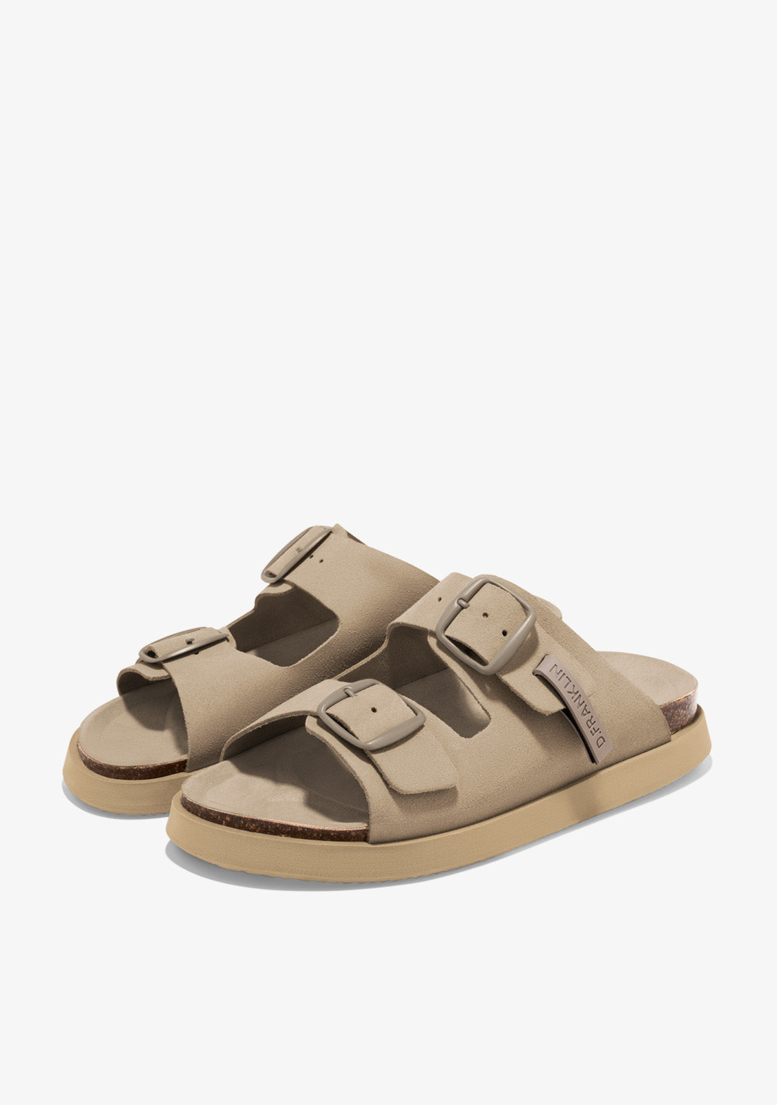 Vibe Sandals Buckle Taupe