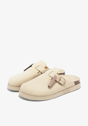 Vibe Clog Buckle Beige