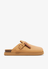 Vibe Clog Buckle Tan