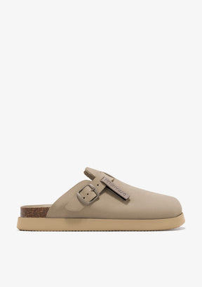 Vibe Clog Buckle Taupe