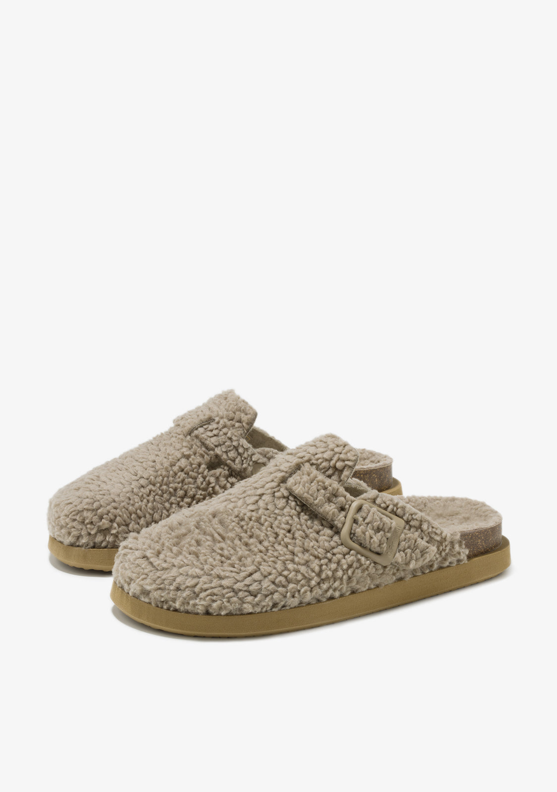 Vibe Clog Fleece Taupe