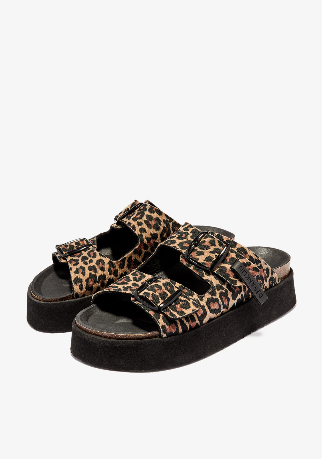 Vibe Sandals Buckle Platform Leo