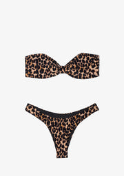 Halia Top + Ava Bottom Leopard Bikini