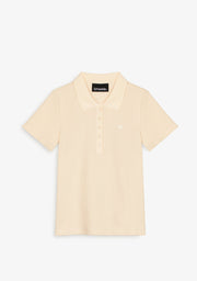 Rib Polo Top Butter