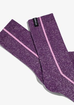 Glitter Socks Purple