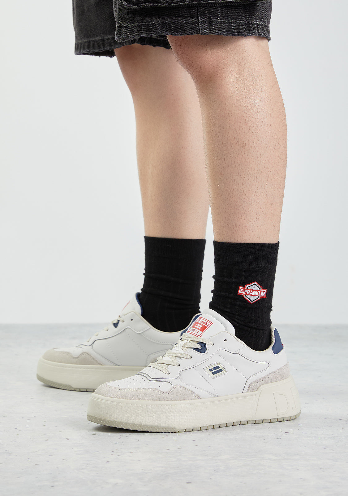 DF Patch Socks Black