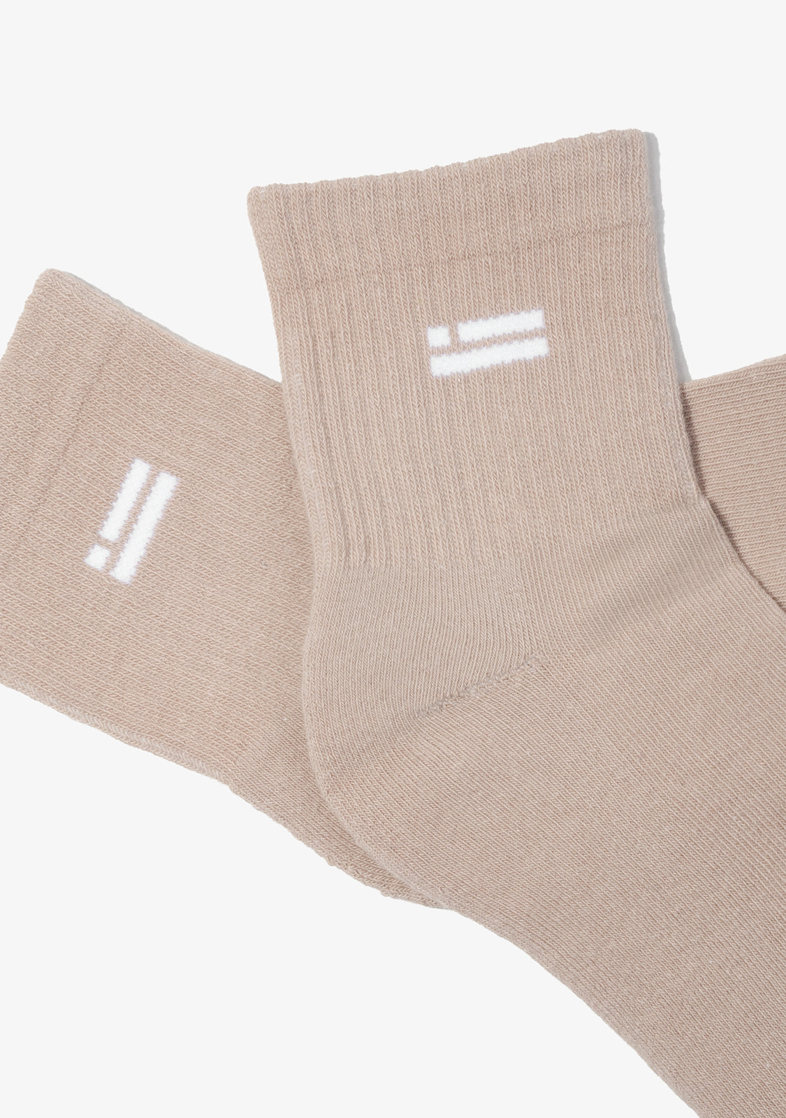 Flag Ankle Socks 3 Pack Peach