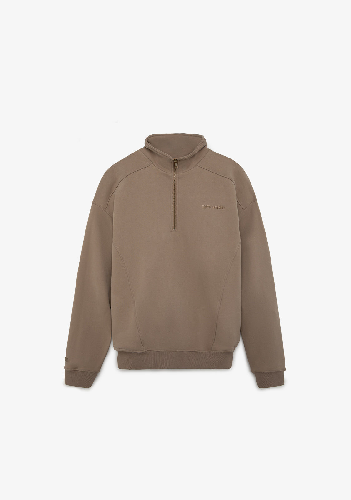 Half-Zip Sweatshirt Sand
