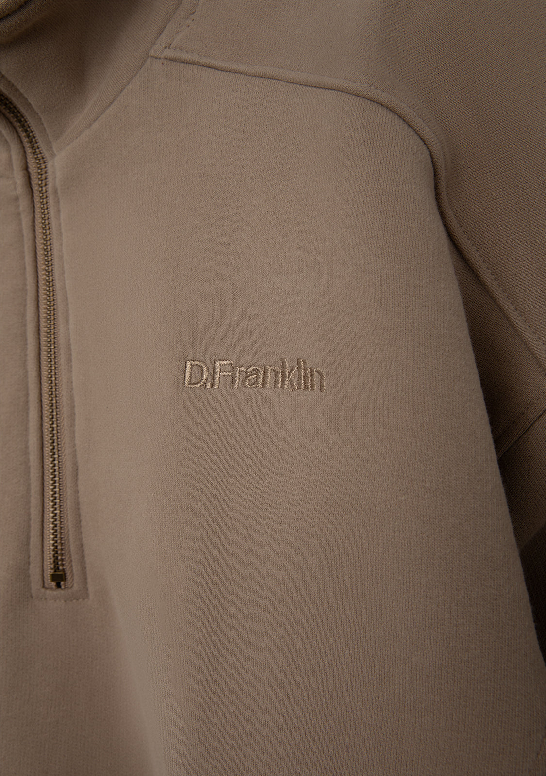 Half-Zip Sweatshirt Sand