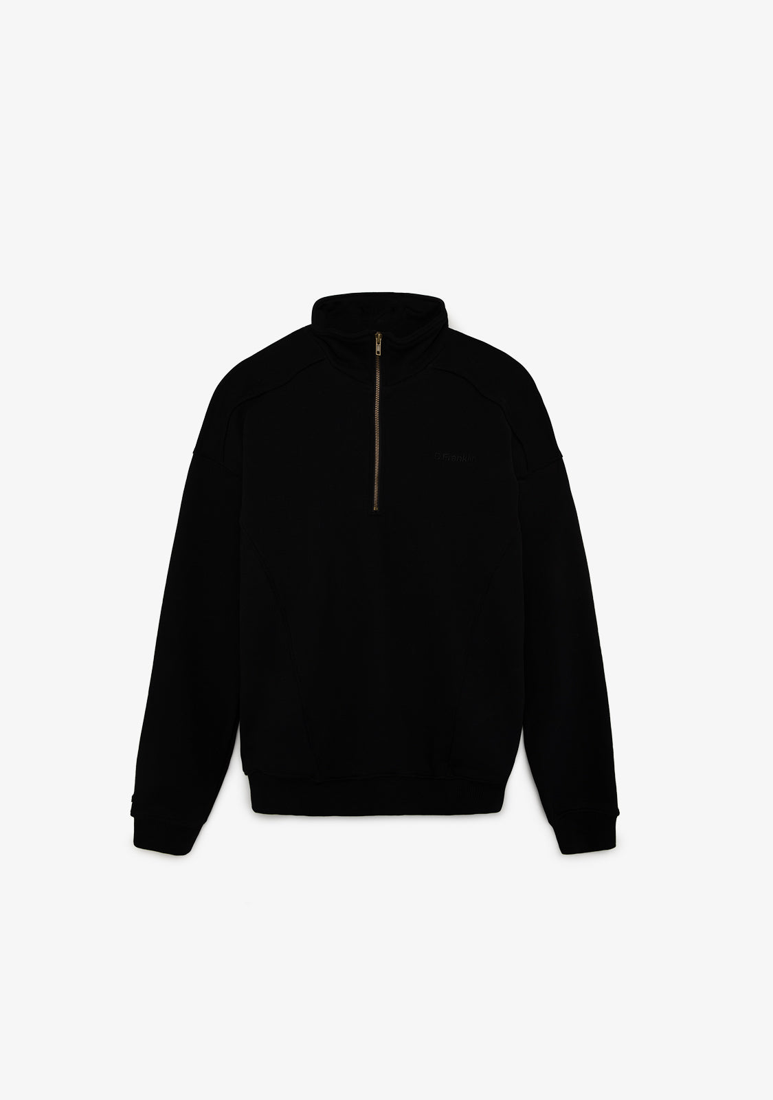 Half-Zip Sweatshirt Black