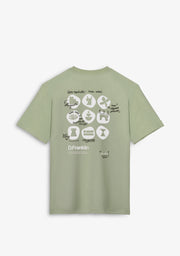 Life Advices T-Shirt Olive Green