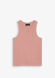 Rib Tank Top Dusty Pink