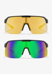Pack 2 Wind Fifty Black Gold & Green
