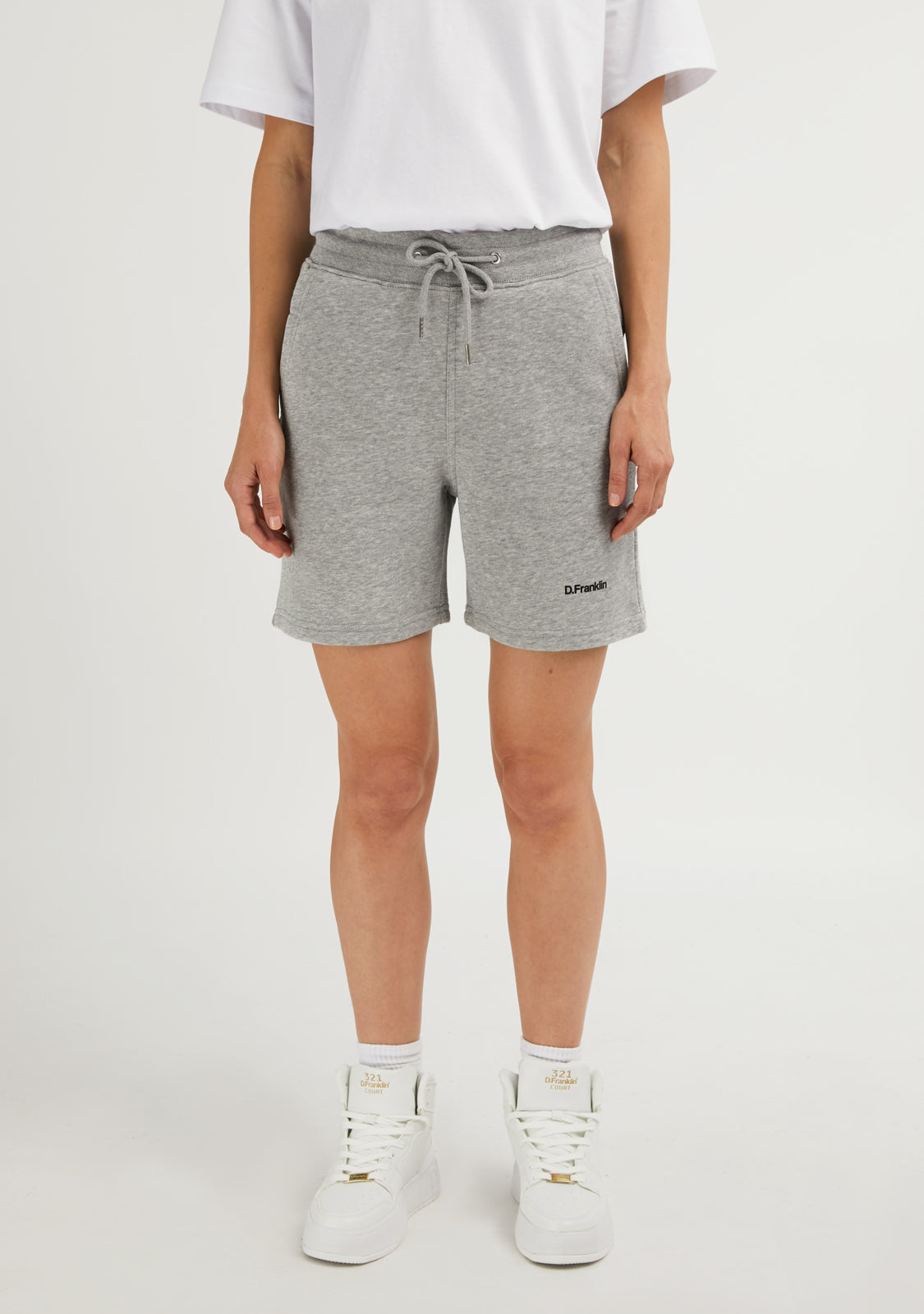 Logo Jogger Shorts Grey / Black