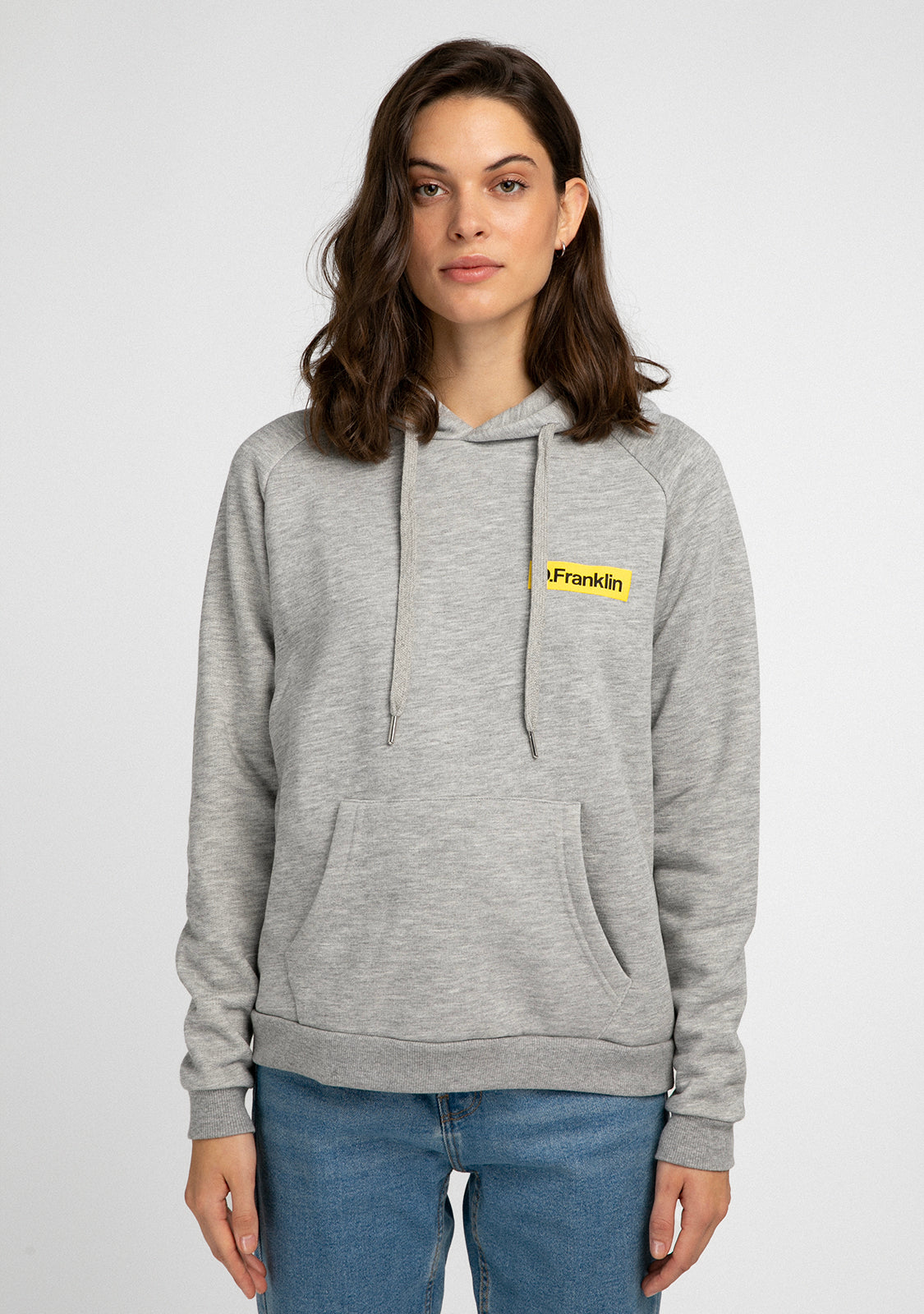 Hoodie Smiley Female Grey