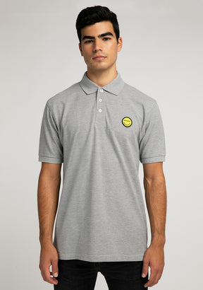 Polo Smiley Heather Grey