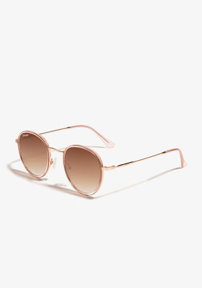 Walker Round Rose Gold / Grad Brown