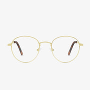 Classic Round Blue Block / Gold V.1