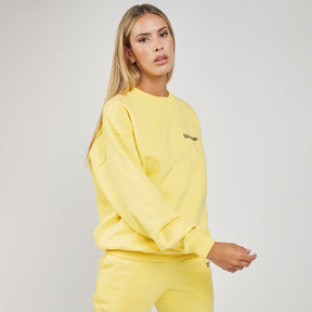 Sweatshirt Oversized Basic Yellow